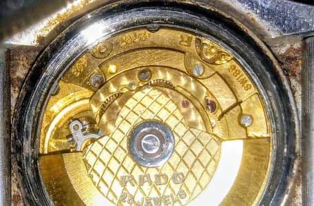 Original RADO green sun burst Automatic 25 Jewels Swiss Vintage