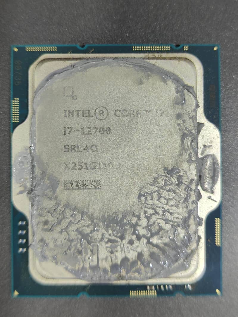 Intel i7 12700 Gen Processor System Pulled 0