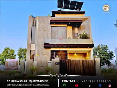 5.5 MARLA BRAND NEW HOUSE AVAILABLE FOR SALE (AT REASONABLE PRICE) IN CITI HOUSING GUJRANWALA