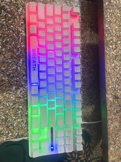 Defender Keyboard RGB Lightning Wired Gaming Keyboard 87 keys