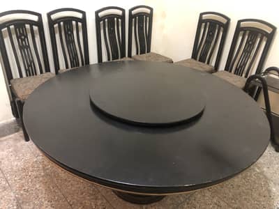 Dining Table with 6 chairs | solid wood