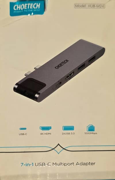 Choetech USB-C hub for Macbook Pro series
