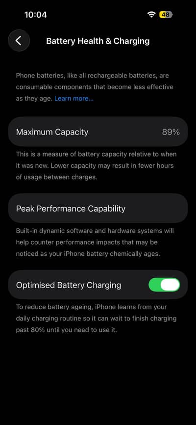 iPhone 14 Pro 128 gb Sim Locked 89 Battery Health