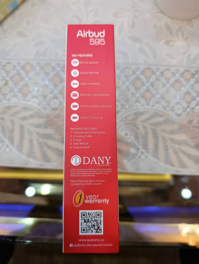 Audionic Wireless Earbuds 595 1