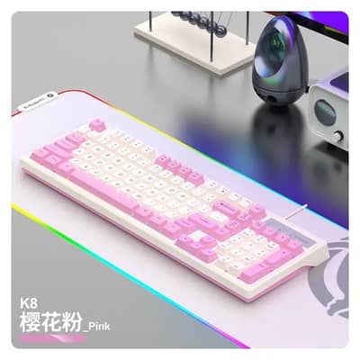 Viper Km800 Mechanical Keyboard & Mouse Set Blue
