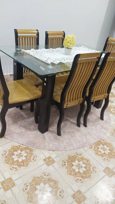 6 chair dining table