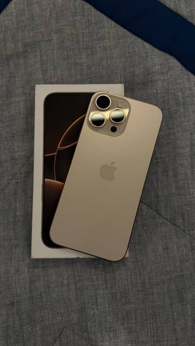 Desert titanium Iphone 16 pro max Factory Unlocked LLA
