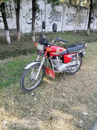Honda Cg 125 2010 model argent for sale