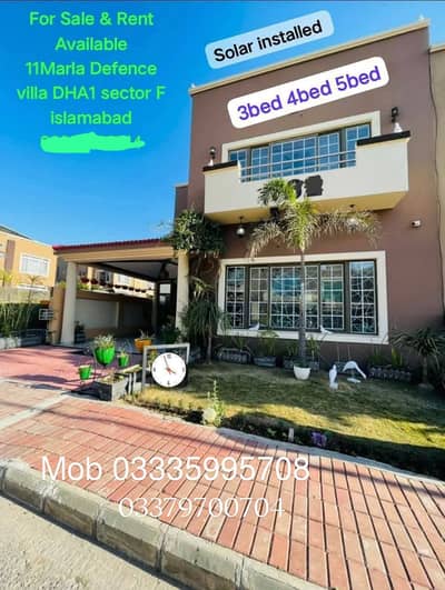 *"Elegant 11 Marla Villa for Rent in DHA Phase 1, Sector F Ideal for Families!"*