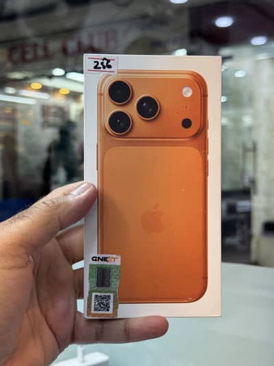 iPhone 17 Pro 256gb PTA Approved box pack
