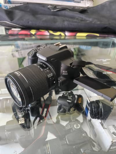 Canon 250D with 18-55mm lens