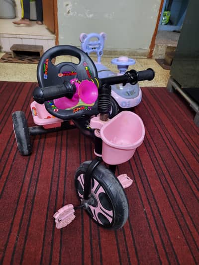 kids tricycle in good  condition slightly used