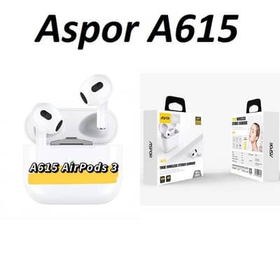 ASPOR A615 / A620 / A639 True Wireless Earbuds V5.3 400mAh 35 Hour Org