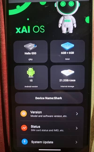 SEGO MOBILE 6+6 128 GB