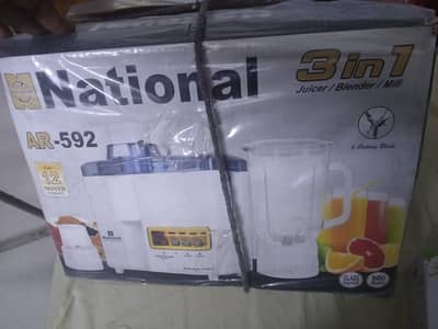 National 3 in 1 Juicer Blender Mill