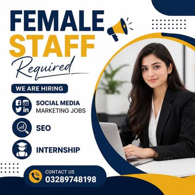 Female Staff Required | Social Y Media Marketing Jobs | SEO Internship