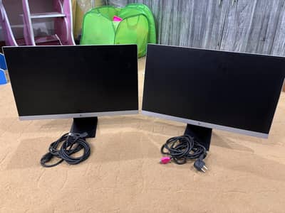 HP E223 22" LED Monitors (Set of 2) – Perfect for Dual Setup | With