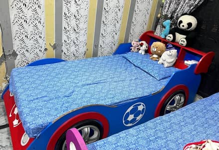 Adorable Kids Furniture Set – Beds & Study Table (Bright & Stylish)