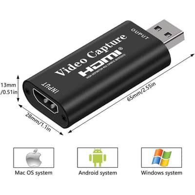 HDMI Capture Card – HDMI to USB 2.0 Video Capture Device