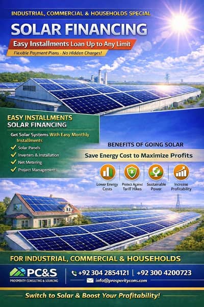 Solar Power Financing on Easy Installments