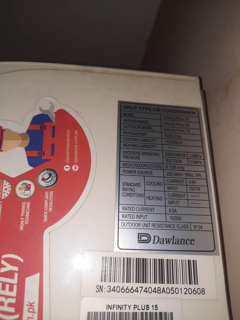 Dawlance Infinity Plus 15 Split 2