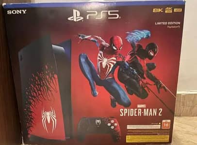 Limited Spider-man edition ps5 brand new only box open