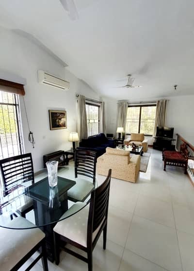 F-10 Separate Gate Luxury 2 Bedroom Fully Furnished Upper Portion Available For Rent Only Foreigner Client Beautiful Location