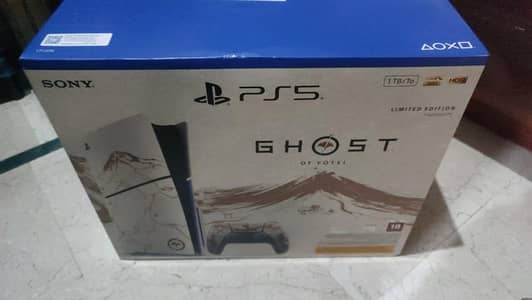 PS5 slim special edition Ghost of yotei only few days use