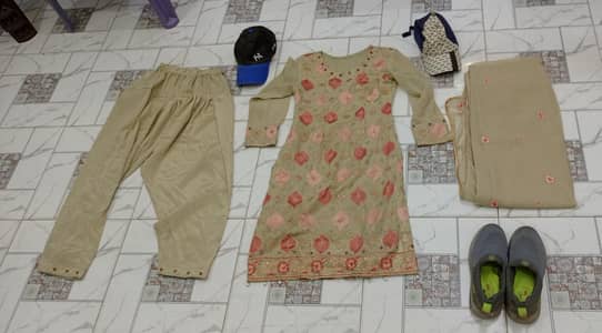 Used Clothe,Caps and Joger Condition Good