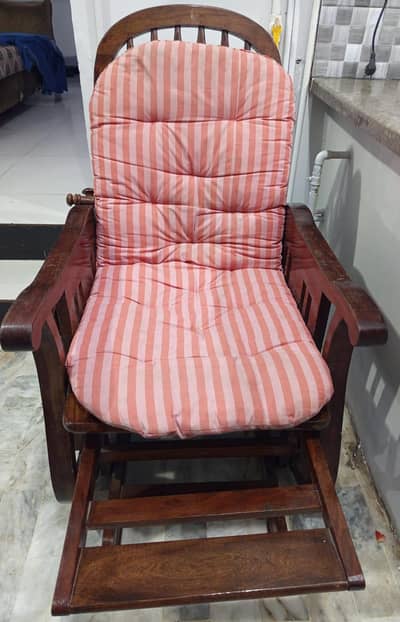 wooden rocking chair