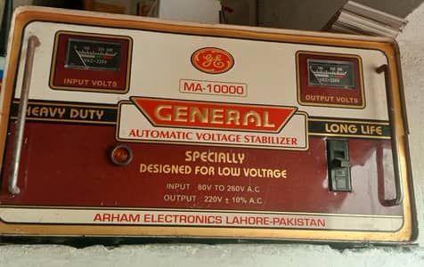 General MA-10000 Automatic Voltage Stabilizer.