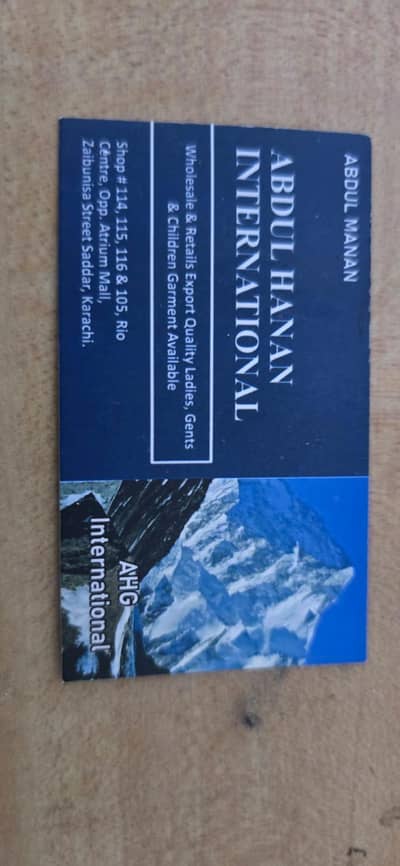 Garments workers or salesman