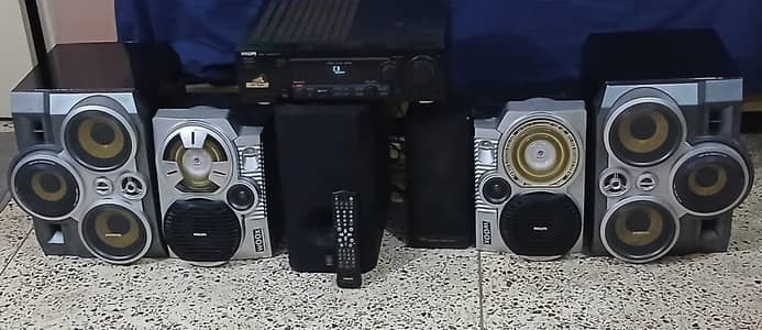 Home Theatre system Bluetooth Philips Amplifier 5.1 surrounded