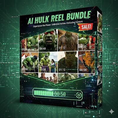500+ Hulk reels bundle in 100 rs