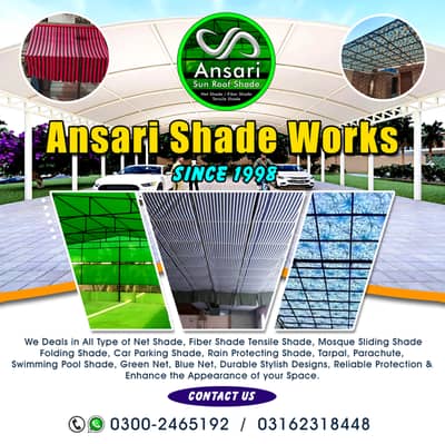 Net Shade / Fiber Shade / Tensile Shade / Sliding, Folding Shade