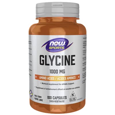 NOW Sports Glycine (1,000 mg), a dietary supplement (USA)