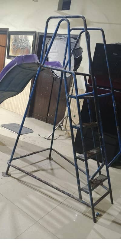 solid iron and fiber slide