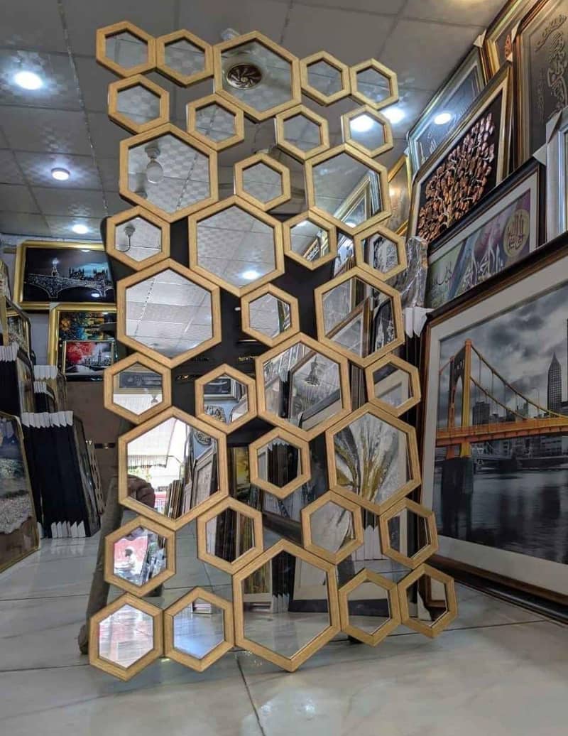 Wall Mounted Collage Mirror 0