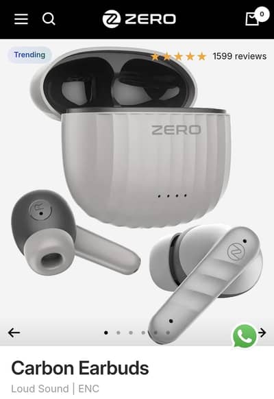 zero carbon ear buds
