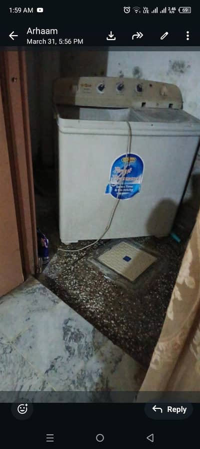 2 in one washer & dryer