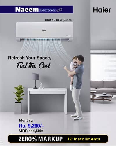 AC HAIER | New Ac |  installments plain | 0% markup