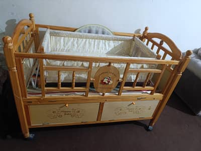 baby crib bed wooden