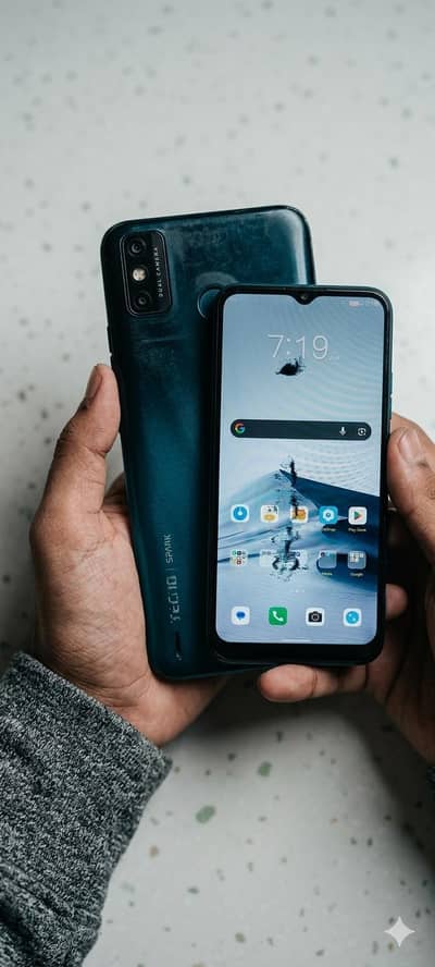 Tecno Spark 6 Go - 4GB/64GB (Condition 7/10) - Urgent Sale