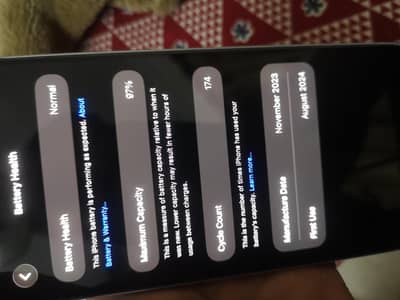 iPhone 15 plus 128gb non pta JV 97 health