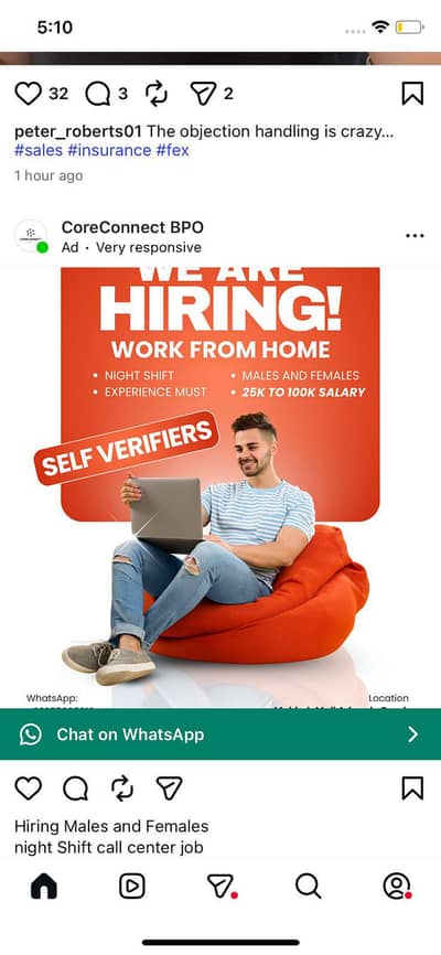 Experienced Call center Agents Required