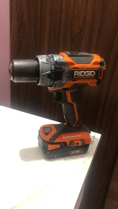 Original USA RIDGID 3 mode Drill, hammer and screw driver cordless