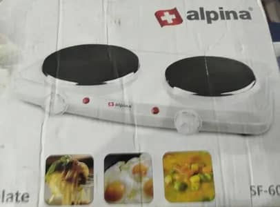 Alpina hot Plate less use lush condition