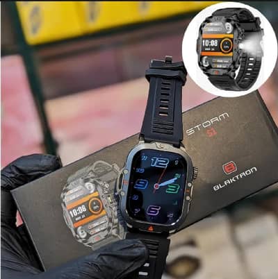 Blakton Storm S2 Smart Watch – 2.0” HD Display | Excellent Condition