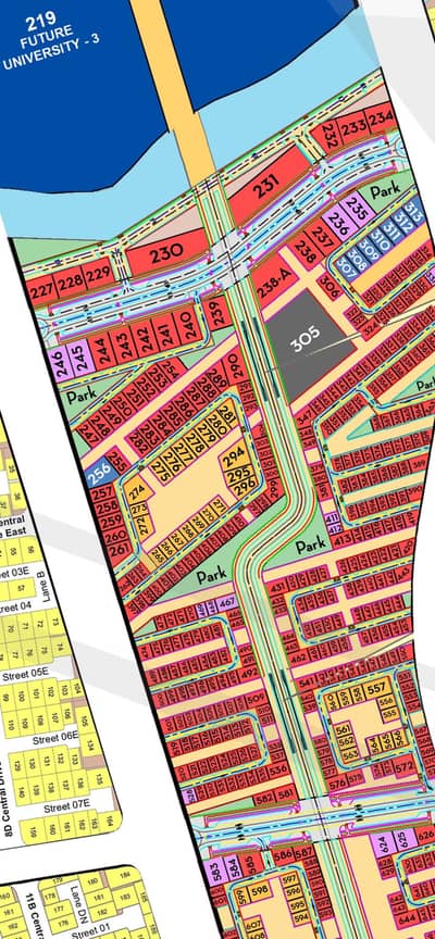 500 Sq. Yards Commercial Plot for Sale CBD, DHA City Karachi prime location commercial plot in DHA city Karachi