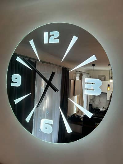 LED Mirror & Glass Work Available”